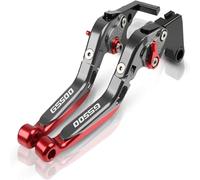 Genérico Palanca de freno de moto Para Yamaha Mt-09 Mt09 Mt Mt 09 Tra-cer 2014 2015 2016 2017 2018 2019 Palanca de embrague de freno extensible ajustable de aluminio para motocicleta Palancas