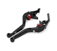 Genérico Palanca de freno delantera y trasera plegable extensible para motocicleta, ajustable, para Honda para Forza(Negro)