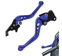 Genérico Palancas de embrague de motocicleta, Freno de embrague de motocicleta | Palanca de freno de manillar de de 2 piezas | Palanca de de ajustable a prueba de herrumbre de