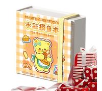 Genérico Paleta De Acuarela De Viaje | 12 Cuadrículas Lindas Herramientas De Pintura Portátiles | Kit De Acuarelas Portátil,Viajes Hogar Manualidades Estudio Exterior Escuela Cerámica Coche