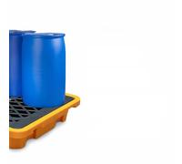 Genérico Paleta de contención de derrames Modular para almacenes y fábricas, Bandeja de Drenaje antifugas para sótanos, Paleta de contención de derrames a Prueba de Fugas para Plataformas modulares,