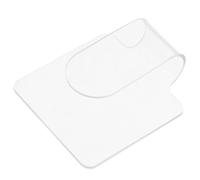 Genérico Paleta de Maquillaje Acrílica Transparente para Base Paleta de Mano Pequeña para Mezclar Maquillaje Líquida y Esmaltes Bandeja Portátil Multifuncional para Suministros de