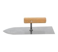 Genérico Paleta Manual de Acero Inoxidable Punta Afilada, Llana para Albañilería y Enlucido, Herramienta Versátil para Acabado de Paredes en Construcción Interior y Exterior, Diseño