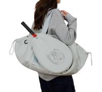 Generico Paletero | Tote impermeable para raquetas deportivas, bolsa de viaje para tenis con bolsillo delantero extraíble, para desplazamiento escolar, playa, senderismo, camping, viajes al aire libre