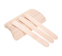 Genérico Palitos de Madera para Manualidades Jumbo sin Terminar 200x25x1,6 Mm 100 Unidades, Bastones Artesanales Resistentes para Proyectos Diy, Barras Naturales para Arte y Mezcla