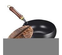 Genérico Pan Nonstick - Traditional Iron | Smart Energy Savings Heat-Resistant Nonstick Iron Pan | Exquisite Workmanship With Lid For Restaurant, Kitchen, Home, Camping, Indoors And Outdoors