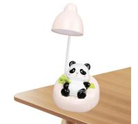 Genérico Panda Lamp - Lying On Sofa Panda, Rechargeable LED Reading Desk Lamp | Dimmable Cute Ṕanda Light With Storage Drawer, Three Adjustable Ļight Modes for Bedroom Dorm Kids Teens Office Decor