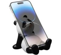 Generico Panda Phone Holder - PVC 7.5x7.5x9cm | Cartoon Panda Stand, Desk Phone Holder | Stable Non Slip Decorative Accessory For Desktop Windowsill Mantel Bookshelf Office Home