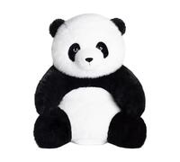 Genérico Panda Plush, Stuffed Doll, Huggable Toy, Soft Cuddly Fabric, Figure, Compact Gift, 11.81 Inches, Lightweight, for Birthday Present, Party Decor, Room Display, Kids Adult Comfort
