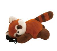 Genérico Panda rojo - Felpa, correa de piel, correa ajustable, de viaje casual con diseño de felpa, accesorio de hombro suave para el amor, mapache, Se référer au descriptif, Consulte la
