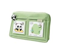 Genérico Panda Schulmaterial Set - Verspieltes Schreibwaren Kit Mit Stiften Haftnotizen Schmuck Anhängern, Ordentliche Aufbewahrung | Fröhliche Büro Schul Ausstattung Für Zuhause Schule College