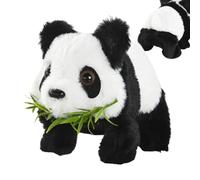 Genérico Panda Stuffed Animal - 3.15in Plush Toy, Musical Motorized Plush, Soft Cuddly Bear, Interactive For Kids | Adorable Panda Stuffed Toy For Bedroom Playtime Naptime Birthday Gift Animal