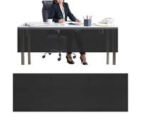 Genérico Panel Cortina para Debajo del Escritorio - Pantalla Privada Adhesiva para Ocultar Cables | Cortina para Escritorio con Gestión de Cables - para Oficina en Casa, Apartamento, Aula, Estudio y