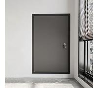 Genérico Panel de Acceso con Cerradura, Placa de Cubierta para Orificio de Pared, Panel de Acceso Invisible, Puerta de inspección metálica Resistente al Fuego para áticos, Salas de fontanería, electr