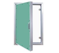 Genérico Panel de Acceso con Cerradura, Placa de Cubierta para Orificio de Pared, Panel de Acceso para pladur pintable, trampilla de inspección Oculta con Marco de Aluminio Duradero para facilitar el