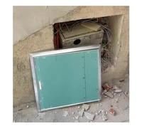 Genérico Panel de Acceso con Cerradura, Placa de Cubierta para Orificio en la Pared, Panel de Acceso para pladur pintable, trampilla de inspección de Aluminio Duradera para facilitar el Acceso a los