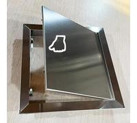 Genérico Panel de Acceso de Acero Inoxidable de 8x8 a 16x16, Puerta de inspección de Paneles de Yeso Duradera para Uso en Interiores y Exteriores, Puerta de Acceso para Barbacoa, 35x35 Pulgadas (90x9