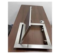 Genérico Panel de Acceso Empotrado de 4 x 4 Pulgadas - Puerta de inspección de Acero Inoxidable para Interiores y Exteriores para Sistemas de climatización, plomería y Electricidad - Placa de cubiert