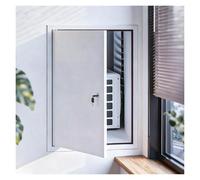 Genérico Panel de Acceso Invisible Blanco Personalizable para Paneles de Yeso: Placa de Cubierta de Puerta de ático de Metal Resistente, Tapa de inspección Grande y pequeña (37 x 43 Pulgadas) para te