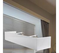 Genérico Panel de Cenefa para Cortina de Montaje en Pared sin rieles, cornisa Decorativa para Cubrir la Barra de la Cortina, Disponible en 39-108 Pulgadas, Elegante Panel para la decoración del hogar