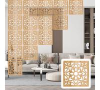 Genérico Panel Decorativo de Pared Tallado - Separador de ambientes con diseño Calado, Pantalla de privacidad portátil, Separador Elegante para el hogar, la Oficina y Eventos