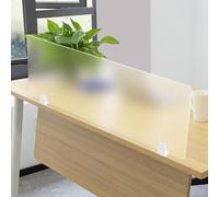 Genérico Panel Divisor de Escritorio con Aislamiento acústico, Panel Separador de Escritorio Independiente Que Reduce el Ruido, Pantalla de privacidad acústica, Pantalla de Escritorio esmerilada, dur