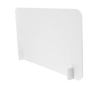 Genérico Panel Divisor de Escritorio de PVC 50X30 CM Función Antigotas para Ambientes de Trabajo y Restauración, Fácil de Montar y Limpiar