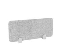 Genérico Panel Divisor De Privacidad De Escritorio De Fieltro, Particiones Independientes Que Absorben El Sonido con Clip For Particiones De Oficina, Biblioteca Y Aula(Silver Gray,30~60cm)