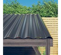 Genérico Paneles tejado 12 Unidades Acero galvanizado Antracita 60x36 cm,Bricolaje,Materiales de construcción,Techo,Tejas y baldosas para techo-319126