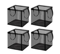 Genérico Panier À Plantes De Bassin - Lot De 4 Paniers Grille 8,5cm | Conteneurs Pour Plantes Aquatiques, Poches De Plantation Pour Aquarium Jardin Cour Extérieur Fleurs