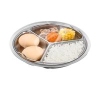 Genérico Panier à vapeur polyvalent pour cuiseur - Plateau de cuisson la compartimenté, poignée ergonomique anti-brûlure, conception en acier inoxydable durable, circulation uniforme chal