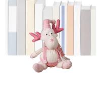 Genérico Panne de Papá Noel - de Navidad Rosa, decoración de Silueta Suave, Adorable Acento de Vacaciones para la Mesa de alféizar de la Ventana