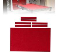 Genérico Paño de Billar, Paño de Fieltro para Mesa de Billar de 7/8/9 Pies con 6 Tiras de Tela, Gran Capacidad de Estiramiento, Utilizado para el Hogar, Clubes,A-7Ft