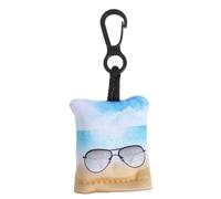 Genérico Paño de Limpieza de Gafas de Microfibra Reutilizable con Diseño Multifuncional, Incluye Llavero y Bolsa, Adecuado para Viaje y Superficies Delicadas