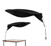 Genérico Pantalla De Cubículo | Gran Sombra Solar para Oficina | Protector De Luz para Escritorio De Cubículo | para Empleados Profesionales de TI Estudiantes Hogar Hospital Aula