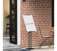 Genérico Pantallas de Feria 2 pcs Negro 26,5 x 26,5 x 127 cm Acero,Economía e Industria,Publicidad y márketing,Expositores para ferias-3407637