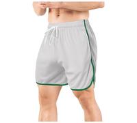 Genérico Pantalon Bermuda Hombre - Pantalones Cortos para Pantalones Cortos Rectos De Malla De Tres Puntos Pantalones Cortos Deportivos De Playa para Fitness Ropa Deportiva Hombre Oferta