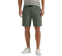Genérico Pantalón Capri Casual, Transpirable y Versátil, Corte suelto/Pantalones Cortos de Trabajo, ejército verde, L
