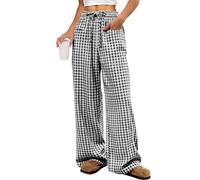 Genérico Pantalón Chandal Mujer Pantalones Mujer Pantalon Elásticos Pantalones Rayas Ropa Duradero De Chándal Ropa Elegante Trousers Pantalón Térmicos Básicos Negro XL
