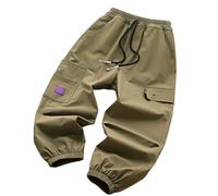 Genérico Pantalon Chandal Niño - Pantalones Ligeros De Verano para Niños Estilo Coreano Holgados para Trabajar De 5 A 13 Años