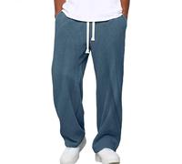 Genérico Pantalon Chandal Pantalones de Pana Hombre Elastico Men's Fashion Pantalón Chino de Chandal Ancho de Pana Pantalones Trekking Hombre Fashion Sweatpants Men Azul marino M