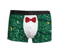 Genérico Pantalón Corto Bolsillos Hombre con Estampado Digital 3D de Navidad, Transpirable, cómoda y a la Moda, con Cintura Camiseta Interior