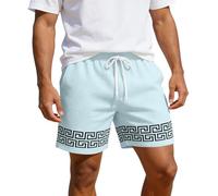 Genérico Pantalón Corto Hombre Casual - Pantalones Cortos Informales Estampados con Un Ajuste Cómodo Y Un Diseño Elegante para Actividades Al Aire Libre Y Uso Diario