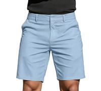Genérico Pantalon Corto Hombre Deporte Antiarrugas y fácil de cuidar Ajuste Holgado y cómodo Tiro Medio para Mayor Comodidad para Uso Diario（Cielo Azul；3XL）
