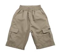 Genérico Pantalon De Portero Niño - Pantalones Cortos Tipo Cargo para Niños Pantalones Cortos Elásticos Sueltos Informales para Jóvenes Pantalones Tipo Cargo para Exteriores