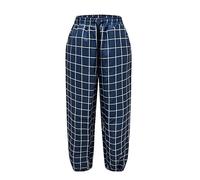 Genérico Pantalon De Sport Homme Pantalon D'été Décontracté Homme Grande Taille Elastique Lin Coupe Ample Été Coton Lin Jambe Droite Pantalons En Pour Hommes Taille Élastique Cordon De Serrage