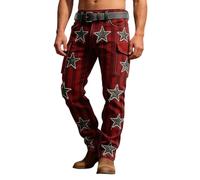 Genérico Pantalon De Trabajo para Hombre,Pantalones Duraderos con MúLtiples Bolsillos Y Rodillas Reforzadas CóModos para Trabajar Al Aire Libre Hacer Senderismo Y Aventuras
