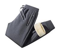 Genérico Pantalon Hombre Invierno, Pantalones Chandal Hombres, Pantalón Deportivo De Invierno con Forro Polar Térmico Y con Puño Ajustado Ideal para Deportes Al Aire Libre Y Uso Diario