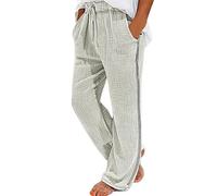 Genérico Pantalon Homme Décontractés De Plage Léger Été Pantalons Hommes Homme Pantalon Décontracté Plage Été Léger Pantalons Coton Mens Casual Linen Shorts En Lin Décontracté Sport