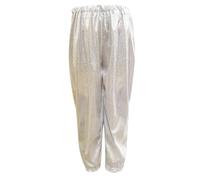 Genérico Pantalon Lentejuelas niños Pantalones Harem metálicos Brillantes para niños y niñas, Corte Ancho, Ideal para Danza Urbana Moderna y Hip Hop, Fiesta de cumpleaños